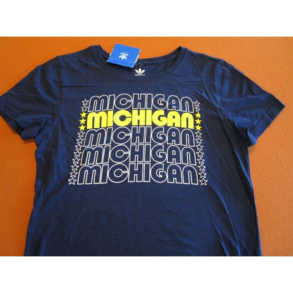 Adidas Women's Size‎ Small Michigan Wolverines NCAA T-Shirt Tee TShirt NEW